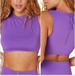 Andie Swim Venice High Neck Bikini Top Medium